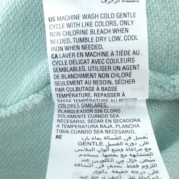 Style & Co Sweatshirt Mint Green Medallion J - Picture 6 of 6